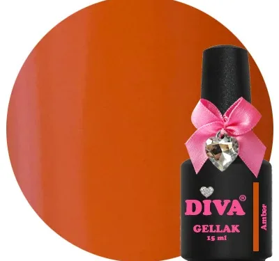 DIVA Gellak Amber 15 ml