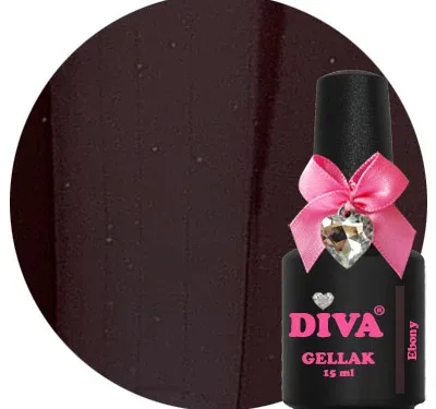 DIVA Gellak Ebony 15 ml