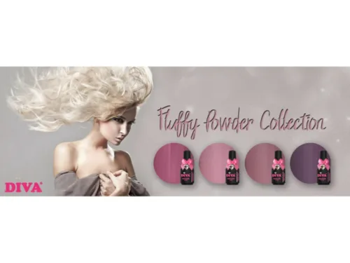 DIVA Gellak Fluffy Powder Collection 4x 15 ml