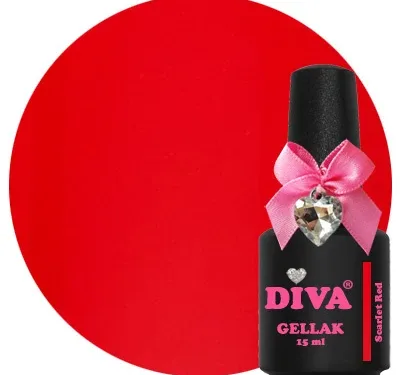 DIVA Gellak Scarlet Red 15 ml