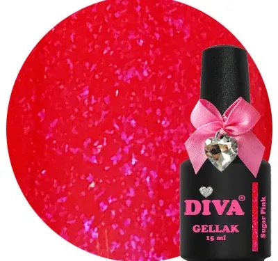 DIVA Gellak Sugar Pink 15 ml