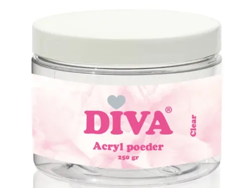 Diva Acryl Poeder Clear 250 gram