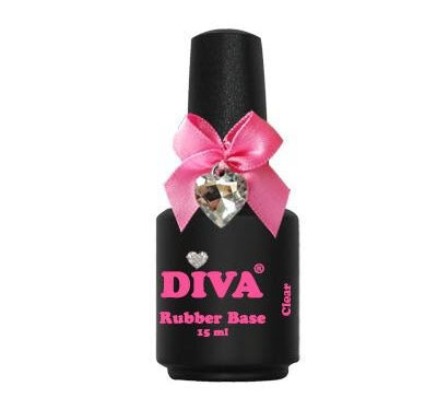 Diva rubber base coat rubber gel clear