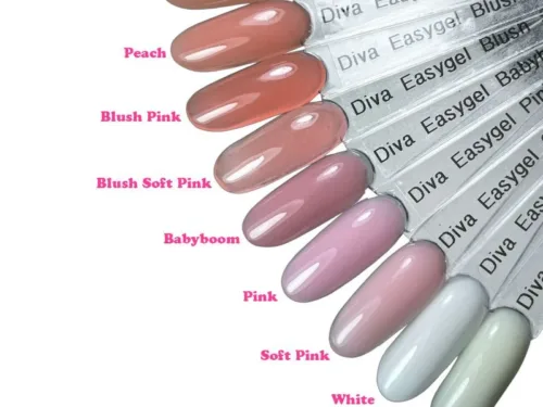 diva easygel kleuren voorbeeld