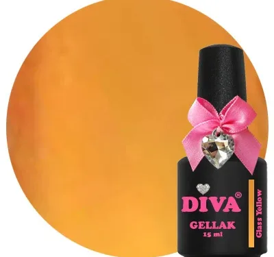 DIVA Gellak Glass Yellow 15 ml