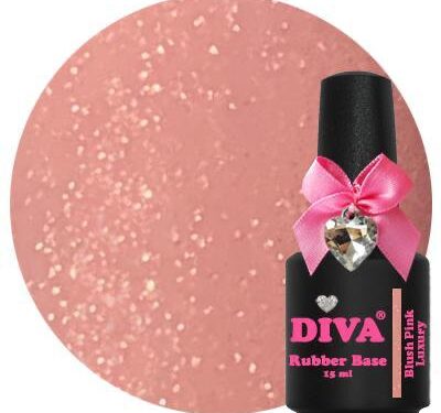 Diva rubber base coat Blush pink luxury