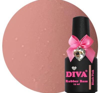 Diva rubber base coat blush pink delicia salon