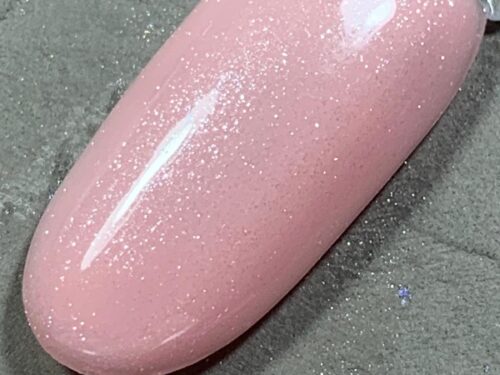 Diva rubber base coat pink sparkle voorbeeld