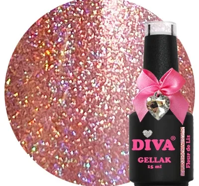 DIVA Gellak Holo Fleur de Lis 15 ml