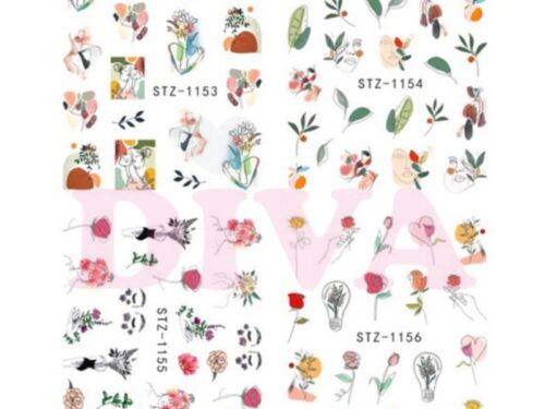 diva waterdecals 004 flowers