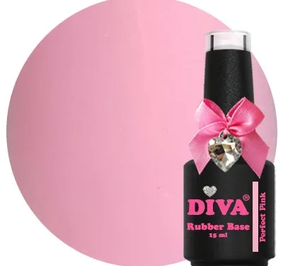 DIVA Rubber Basecoat Perfect Pink 15 ml