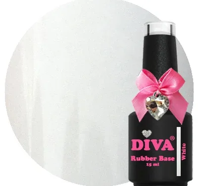 DIVA Rubber Basecoat White 15 ml