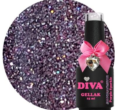 Diva GellakCat Eye Purple Sparkle