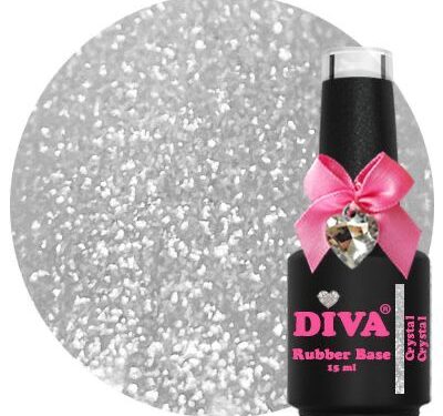 Diva rubber base coat crystal crystal