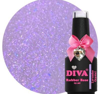 Diva rubber base coat lavender crystal