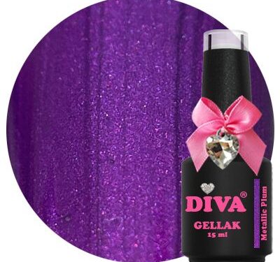 Diva gellak metallic plum