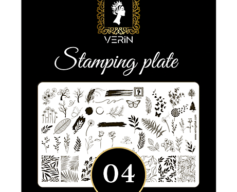 Verin stamping plate 04