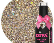 Think glitter glass champagne