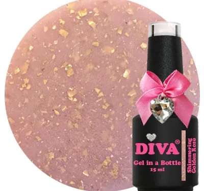 DIVA Gel in a Bottle Multi Golden Rose Wow 15 ml