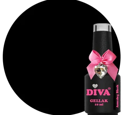 DIVA Gellak Amazing Black 10 ml