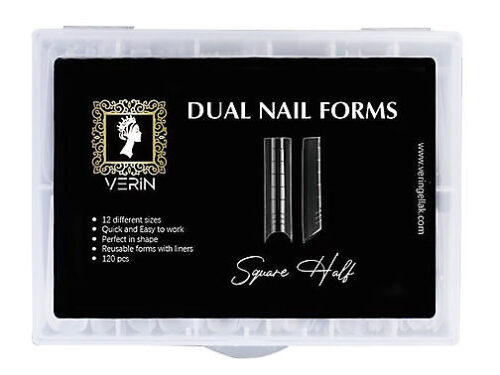 Dual Nail Forms Square Half