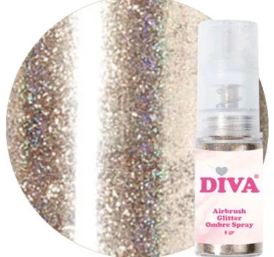 DIVA Airbrush Glitter Colorboom Spray Gold 9