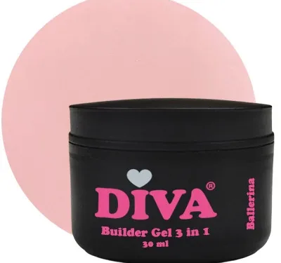 DIVA Builder Gel LOW HEAT 3-in-1 Ballerina 30 ml