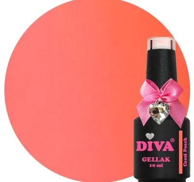 DIVA Gellak Coral Peach 10 ml