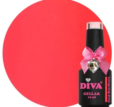 DIVA Gellak Coral Strawberry 10 ml