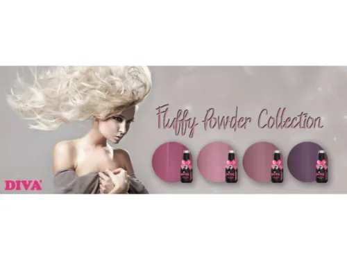 DIVA Gellak Fluffy Powder Collection 4x 10 ml