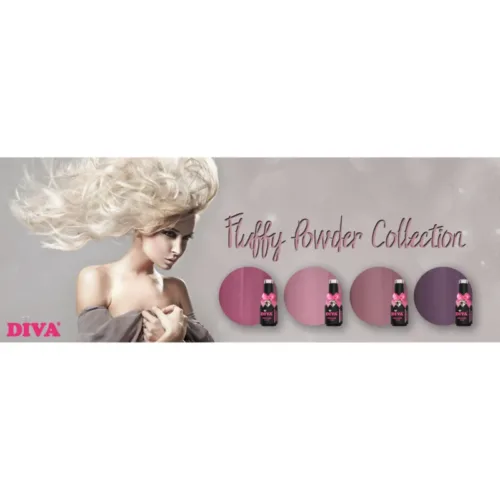 DIVA Gellak Fluffy Powder Collection 4x 10 ml