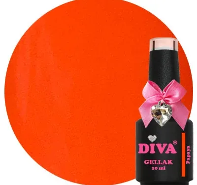 DIVA Gellak Papaya10 ml