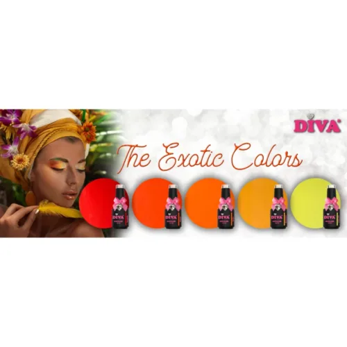 DIVA Gellak The Exotic Colors Collection 5x 10 ml