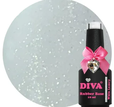 DIVA Rubber Basecoat White Luxury 10 ml