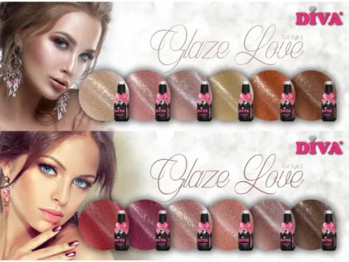 diva gellak glaze love cat eye