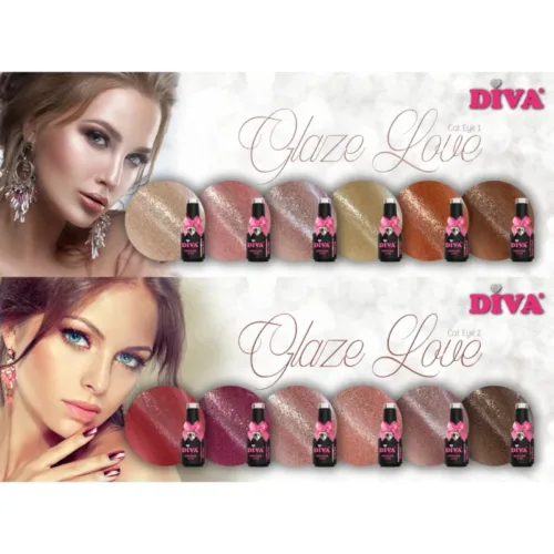 diva gellak glaze love cat eye