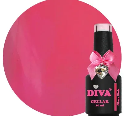 DIVA Gellak Glass Pink 10 ml