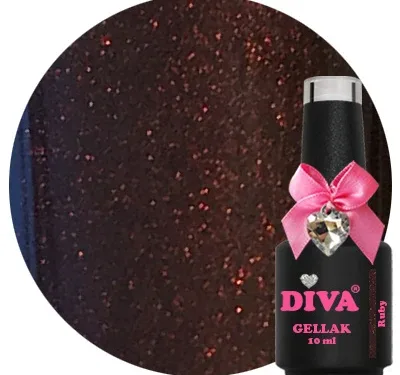 DIVA Gellak Ruby 10 ml