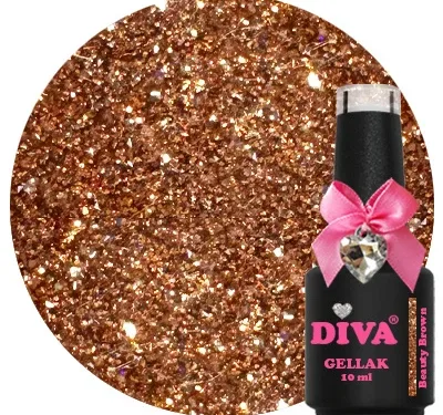 DIVA Gellak Beauty Brown 10 ml