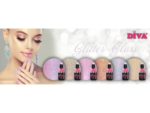 DIVA Gellak Glitter Glass Collection 6x 10 ml