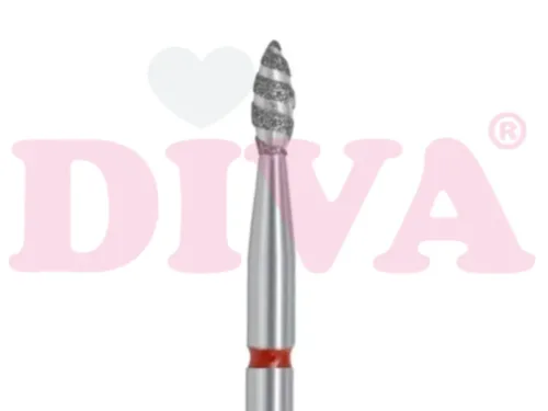 Diva Tornado Drop Diamond Bit Fine Red