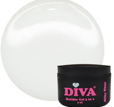 DIVA Builder Gel LOW HEAT 3-in-1 Milky White 5 ml