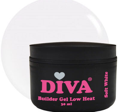 DIVA Builder Gel LOW HEAT Soft White 30 ml